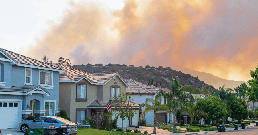 Smoke particles and airborne pollutants can infiltrate homes after a wildfire making IAQ a longterm-indoor air, indoor air quality, home comfort