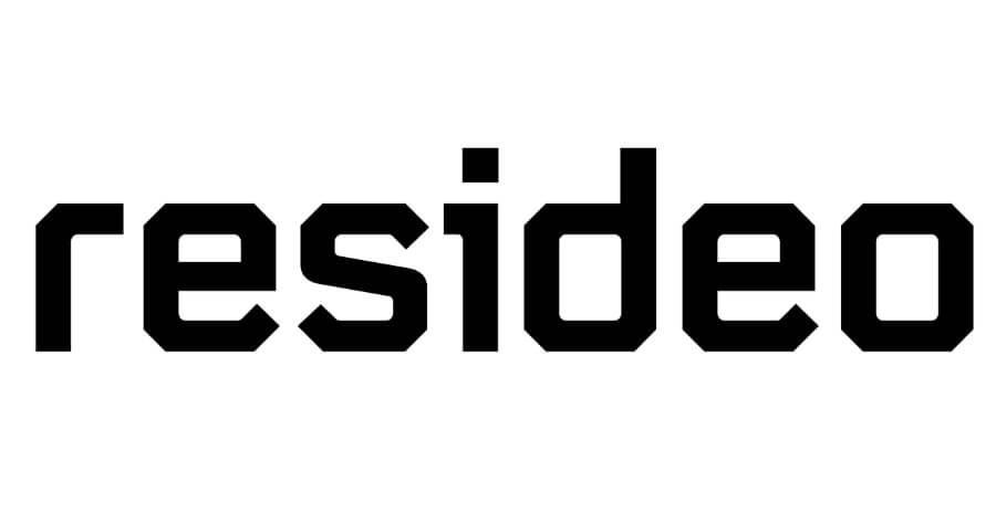 Resideo logo in black