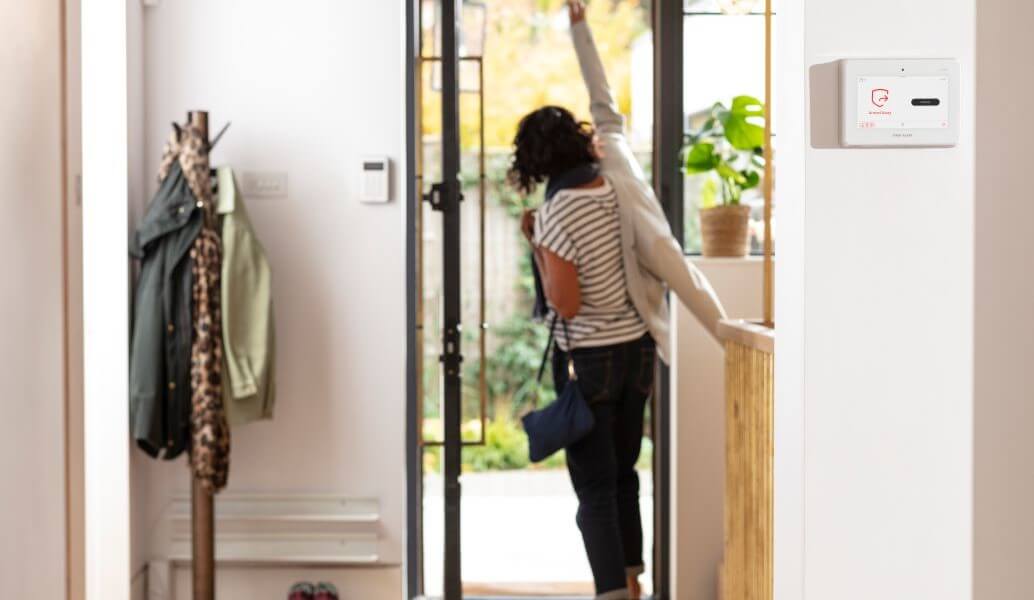 Alarme De Porte Cornière 120 DB – Stop Porte De Sécurité Avec Détection De Vibration, Sans Fil, Batterie 9V (non Fournie)
