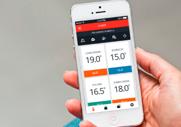 Pilotage du chauffage zone par zone depuis un smartphone, solution Honeywell Home de Resideo