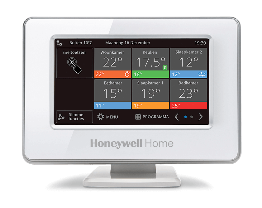 Honeywell Maison Chauffage Système Evotouch Ensemble Avec Thermostat Wi-Fi Écran Tactile 