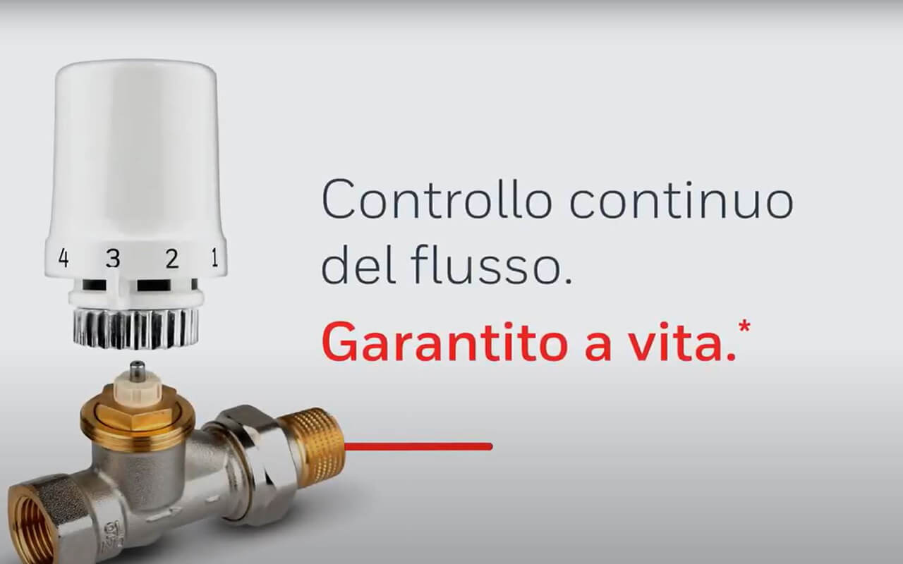 Honeywell Home Testa Termostatica Thera-5 - Attacco M30x1.5, Bianco, Per Radiatori