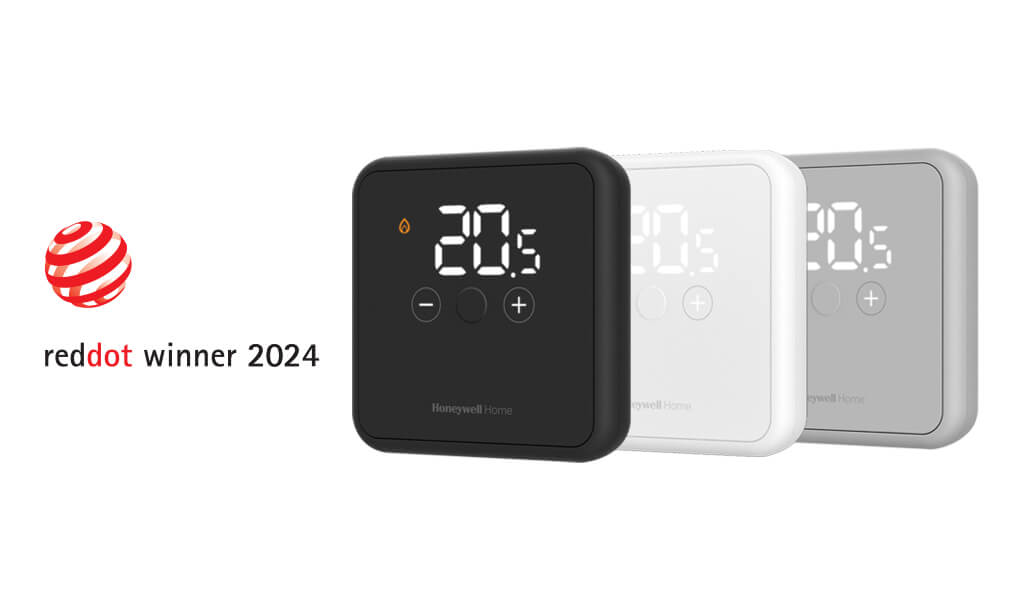 Honeywell Home DT4 ruimtethermostaat bedraad aan/uit zwart