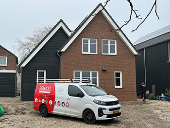 Woning waar installatie heeft plaatsgevonden
