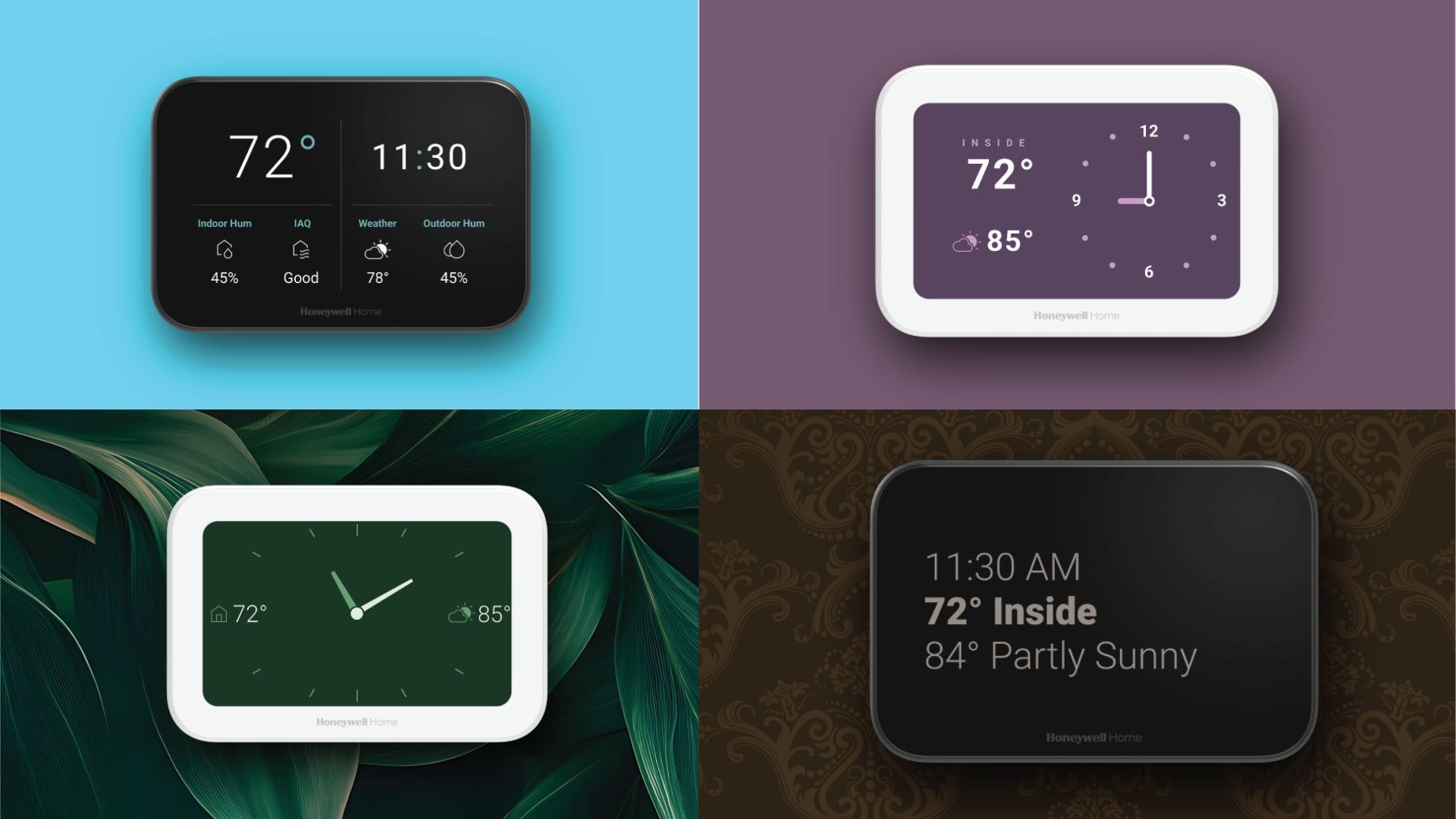 Honeywell Home ElitePRO smart thermostat, ElitePRO Idle screens