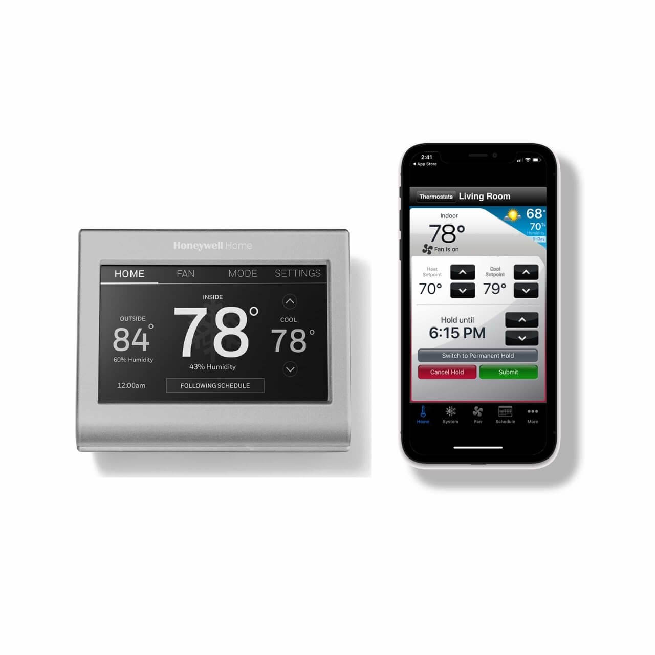 WiFi Color Touchscreen Thermostat a modern thermostat with WiFi connectivity for convenient temperature control.