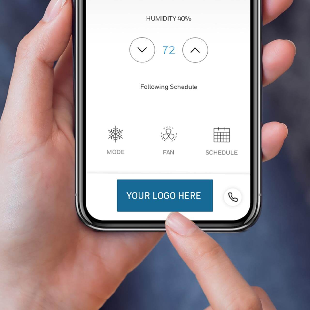 ProIQ on phone screen mobile application 