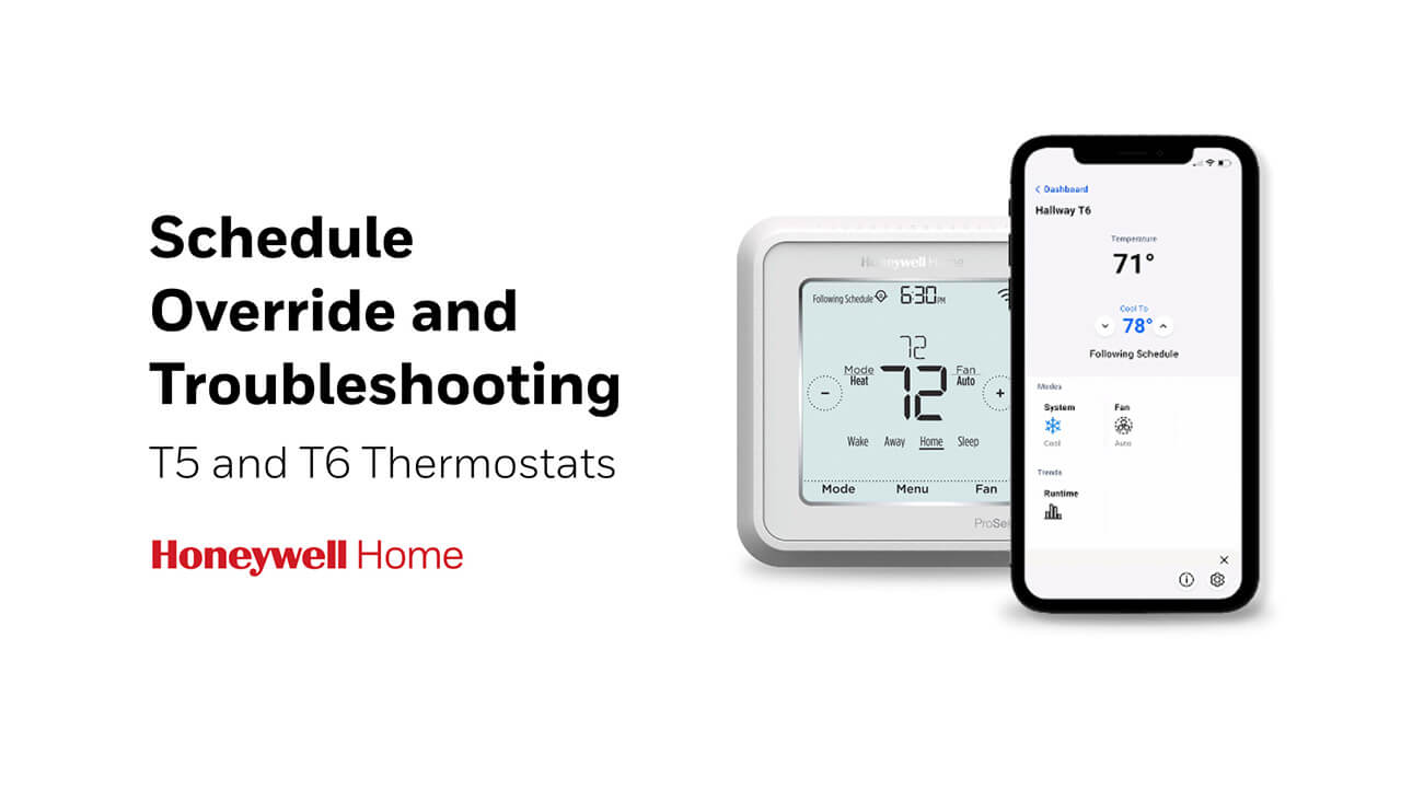 T6-Schedule Override and Troubleshooting