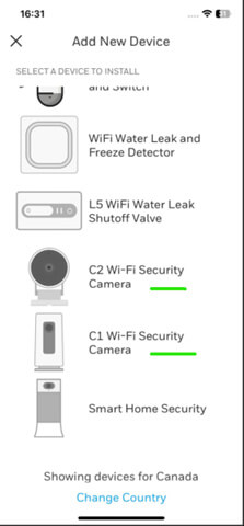 Steps to reboot C1/C2 camera